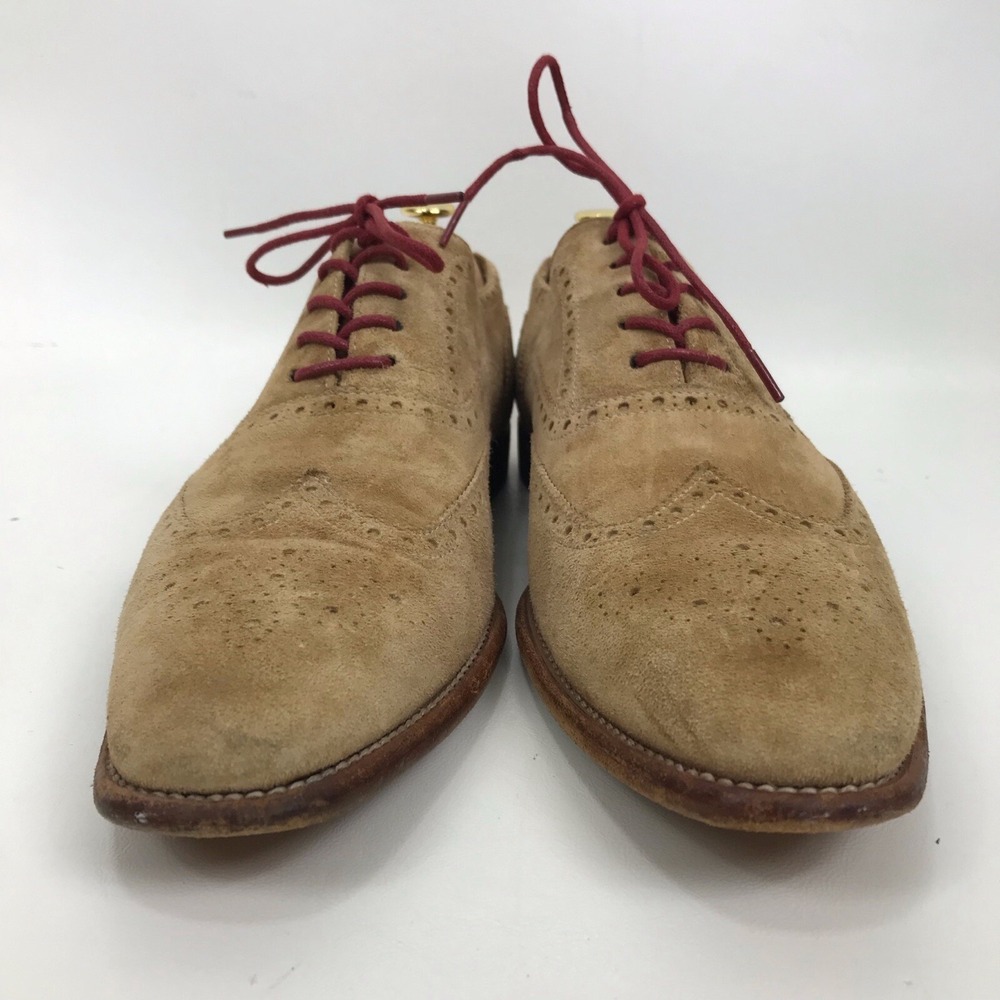 Paul Smith Suede Oxford Brogue Lace Up Shoes UK 10.5 US 11.5 With Trees